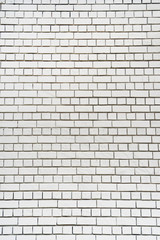 Fototapeta na wymiar White Wall Texture Color of Old Brick Wall Surface as Background