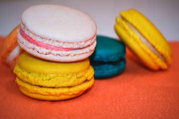 French biscuits macarons	