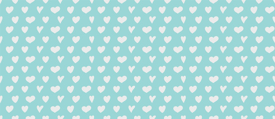 Concept of a wrapping paper with cute hearts. Valentine's Day, Mother's Day and Women's Day. Vector