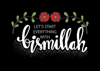 Let's start everything with bismillah
