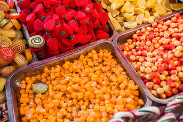 Colorful Confectionery At Candy Store