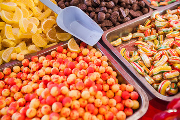 Colorful Confectionery At Candy Store