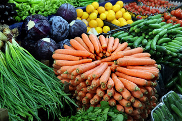 traditional vegetable fruit market.artvin turkey