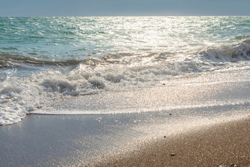 evening sea in Turkey
