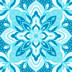 Seamless pattern with arabesques