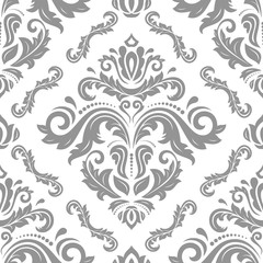 Classic seamless vector pattern. Damask orient ornament. Classic vintage background. Orient light ornament for fabric, wallpaper and packaging