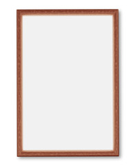 Obraz premium Empty advertising poster (banner) - mockup template on gray background. 3D rendering