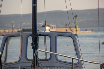 Boot Windschutzscheibe