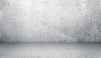 empty room concrete walls