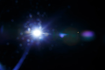 Flash light and Flare theme , Realistic lens flares , light leaks, overlays.