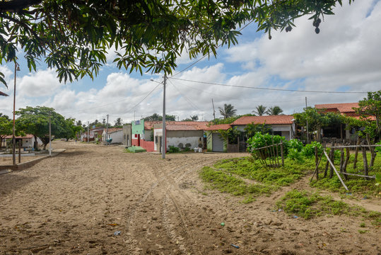 The village of Mandacaru near Atins in Brazil