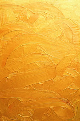 golden painting brush strokes