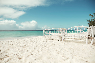 Relaxing at the beach