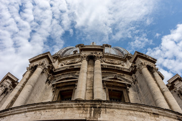 The dome of Saint Peters basilica at Vatican City