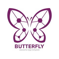 Butterfly Logo Template