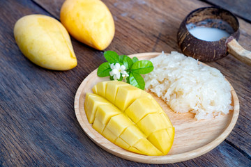 mango and sticky rice