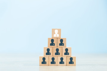 Fototapeta premium Human resource management and recruitment business concept, Business Strategy to succeed in today's highly active business practices.