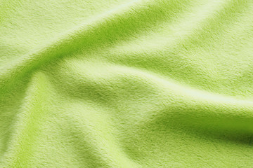Fototapeta premium background light green plush with folds..