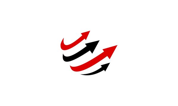 Earth arrow logo