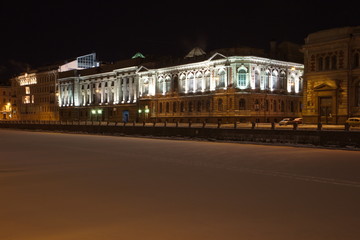 St. Petersburg winter night