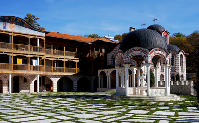 Obraz premium Giginski Monastery (Tsarnogorski Monastery), Bulgaria