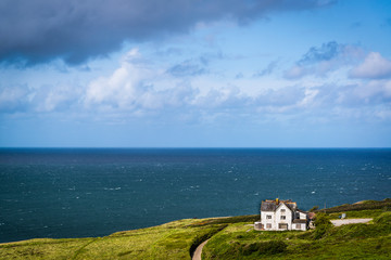 Landscape near Port Isaac, a village on the north coast of Cornwall, England, UK