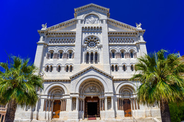 Fototapeta na wymiar Saint Nicholas Cathedral, Fontvielle, Monte-Carlo, Monaco, Cote d'Azur, French Riviera