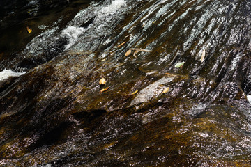 Textures Reflection Waterfall waves in nature