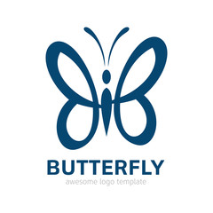 Butterfly Logo Template