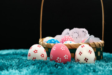 Easter egg, happy Easter sunday hunt holiday decorations