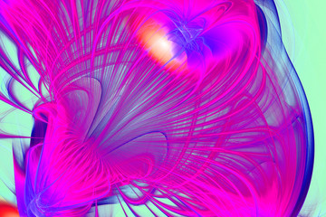 The colors in the series, Fancy paint. Background consists of fractal color texture and is suitable for use in projects on imagination, creativity and design.