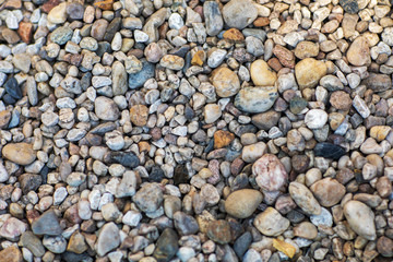 Abstract background with pebbles - round sea stones