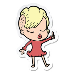 cool girl cartoon 