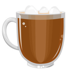 Coffee mug. Vector.