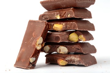 milk and cocoa chocolates 