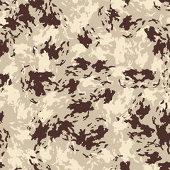 Urban UFO camouflage of various shades of beige and brown colors