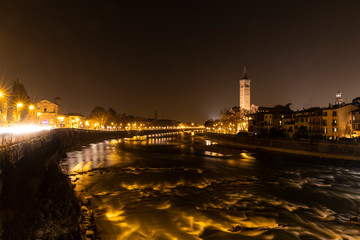 Verona by night