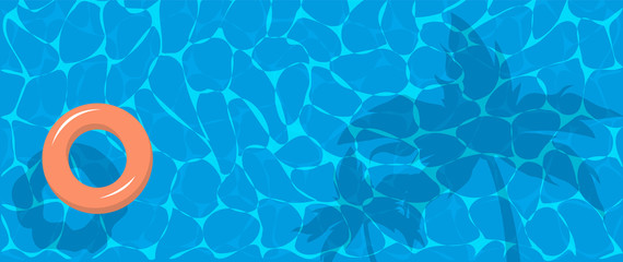 Fototapeta na wymiar swimming pool top view background. Vector illustration
