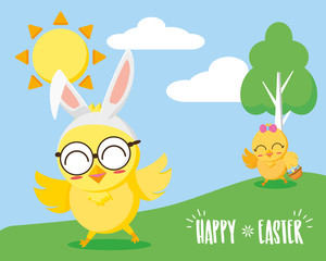 happy easter card