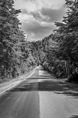 Autopista en la montaña