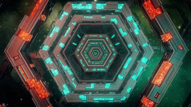 Abstract Technology Ride