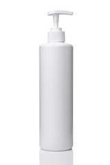 white plastic bottle