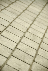 Obraz premium Tile texture stones Square. Paving stone KV F