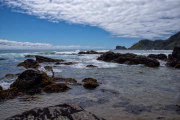 rocky coastline in chile
