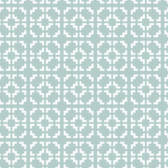 Seamless background for your designs. Modern vector white ornament. Geometric abstract pattern