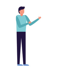 man character standing