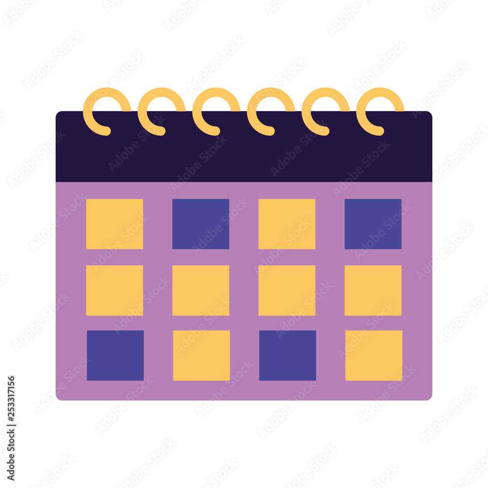 Sticker calendar reminder plan