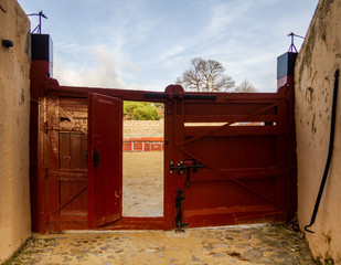 La Ancianita: Monument of the oldest bullring in the world in Bejar (Salamanca)