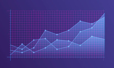  Abstract financial chart