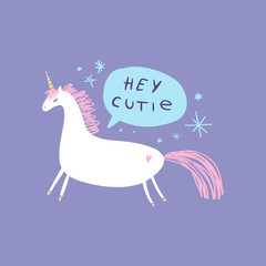 Unicorn nursery wall art, animal prints, baby room pictures, commercial and personal use clip art, vector graphics